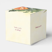 Flowery Fall Bridal Shower Favor Box フェイバーボックス (裏面サイド)