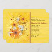 Flowery Notes招待状 招待状 (正面/裏面)