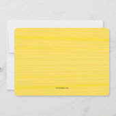 Flowery Notes招待状 招待状 (裏面)