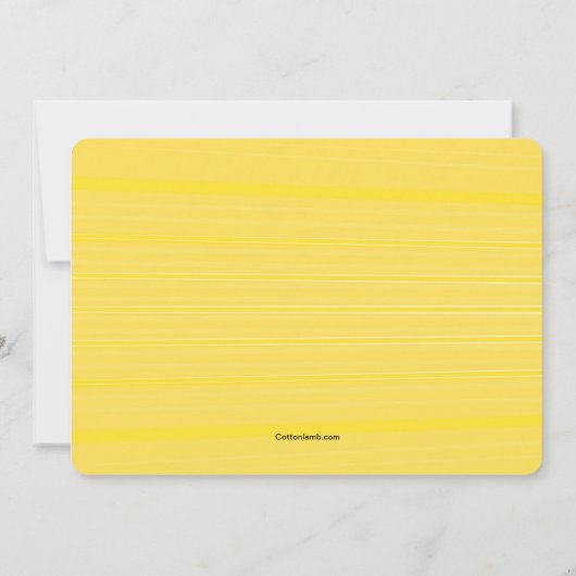 Flowery Notes招待状 招待状 (裏面)