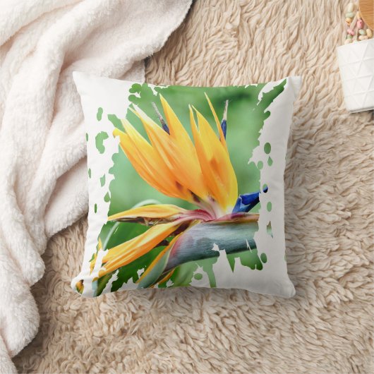 Flowery Splatter クッション (ブランケット)