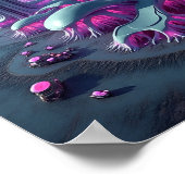 Flowing Alien City Architecture ポスター (角)