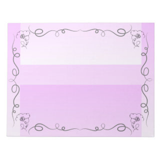 Flowing Beauty Lavender Large Notepad ノートパッド