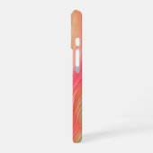 Flowing Color Harmony Abstract Strokes Phone Case iPhone 16ケース (左側面)