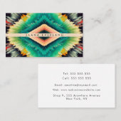 Flowing Color Unique Profile Name Contact 予約カード (正面/裏面)