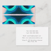 Flowing Color Unique Profile Name Contact 予約カード (正面/裏面)