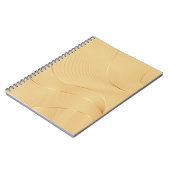 Flowing Gold Lines Luxury Abstract Background Art ノートブック (左側)