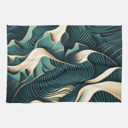 Flowing Harmony キッチンタオル (横)