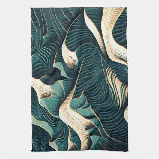 Flowing Harmony キッチンタオル (縦)