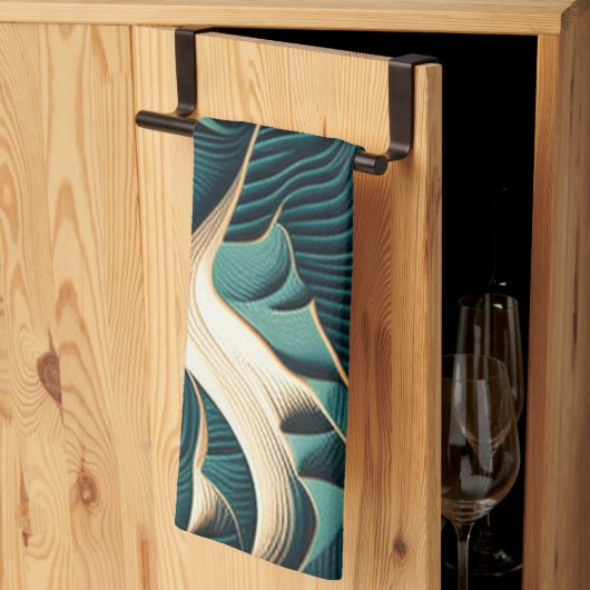 Flowing Harmony キッチンタオル (三つ折り)