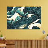 Flowing Harmony キャンバスプリント (インサイチュ (リビング))