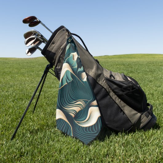 Flowing Harmony ゴルフタオル (グリーン)