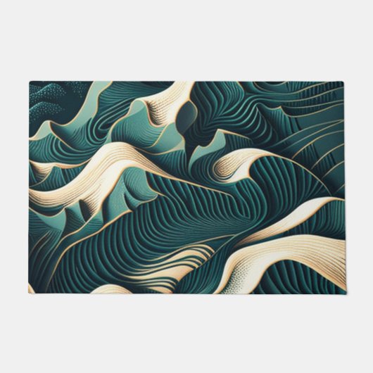 Flowing Harmony ドアマット (正面)