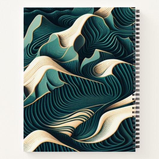 Flowing Harmony ノートブック (裏面)