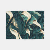 Flowing Harmony フリースブランケット (正面(横))