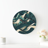 Flowing Harmony ラージ壁時計 (ホーム)