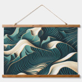 Flowing Harmony 吊り下げ型タペストリー (正面)