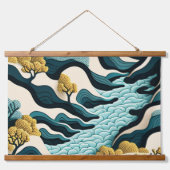 Flowing Harmony 吊り下げ型タペストリー (正面3)