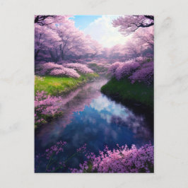 Flowing Through Blossoms ポストカード