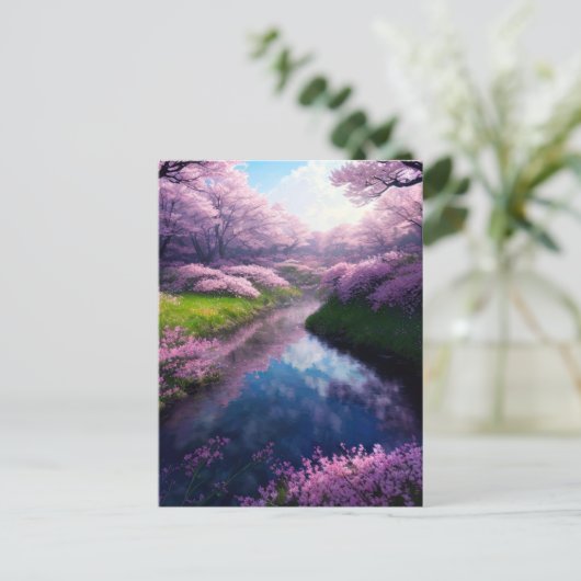 Flowing Through Blossoms ポストカード (スタンド正面)