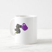 Flowing Water Bearer Mug – Clean Minimal Figure コーヒーマグカップ (正面左)