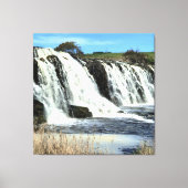 Flowing Waters of Hopkins Falls キャンバスプリント (正面)
