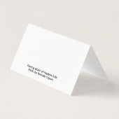 Flowing Waters of Hopkins Falls Greeting Card (裏面)