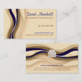 Flowing Wavesコンサルタントの名刺 名刺 (正面/裏面)