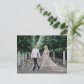 Flowing Wee Elopement得ポス結婚したトカード 案内ポストカード (スタンド正面)