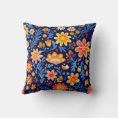 Flowish & Glow 16x16装飾用クッション クッション (裏面)