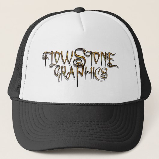 Flowstoneグラフィックロゴ キャップ (正面)