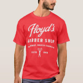 Floyd's Barber Shop - Mayberry Tシャツ (正面)