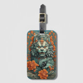 Flu Lion of Wisdom ラゲッジタグ (正面縦)