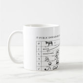 Fluddの格子マグ コーヒーマグカップ (左)