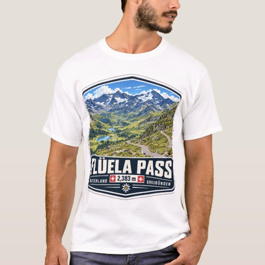 Flüela Pass Tシャツ (正面)