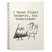 Fluent Geometry Speaker Math Wizard Smart Design ノートブック (正面)