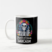 Fluent In All Dialects Of Sarcasm Funny Quote Adul コーヒーマグカップ (左)