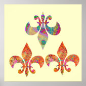 Fluer-de-Lis: Happy Patterns by Navin ポスター (正面)