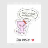 Fluff Around and Find Out Sticker シール (シート)