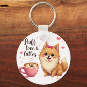 Fluff, Love & Lattes キーホルダー (裏面)