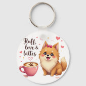 Fluff, Love & Lattes キーホルダー (裏面)