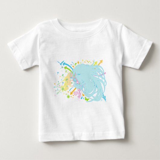 Fluff_of_a_Dandelion ベビーTシャツ (正面)