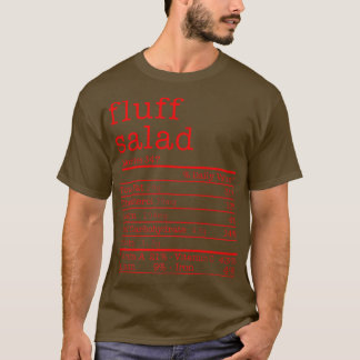 Fluff Salad Nutrition Facts Matching Thanksgiving  Tシャツ