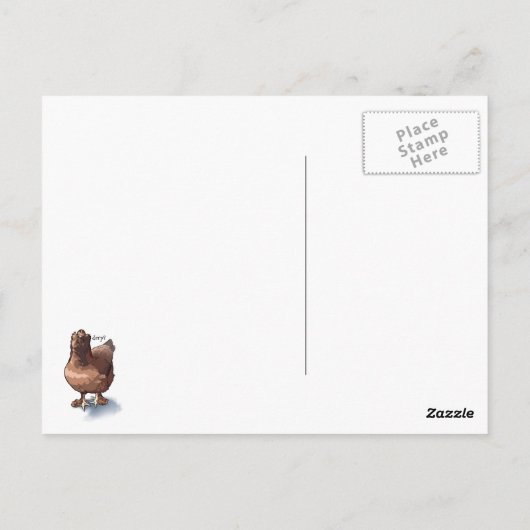 FluffaDerpはがき ポストカード (裏面)