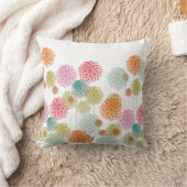 Fluffiesのカラフルな装飾用クッション-ピンクの背部 クッション (ブランケット)