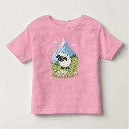 Fluffiest Lawn Mower – Adorable Blacknose Sheep トドラーTシャツ