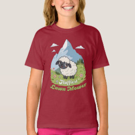 Fluffiest Lawn Mower – Adorable Blacknose Sheep Tシャツ
