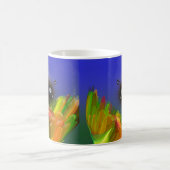 Fluffy bee Invitation コーヒーマグカップ (中央)