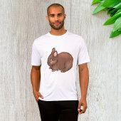 Fluffy Brown Bunny Rabbit Adorable Animal Tシャツ