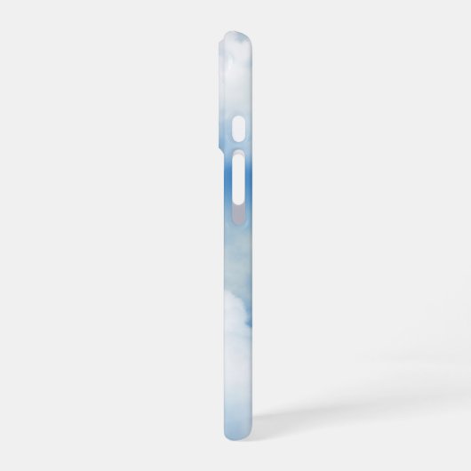 Fluffy Clouds iPhone 16ケース (左側面)